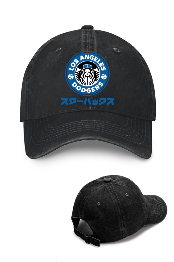 Los Angeles Dodgers Baseball Starbucks Vintage Cotton Cap