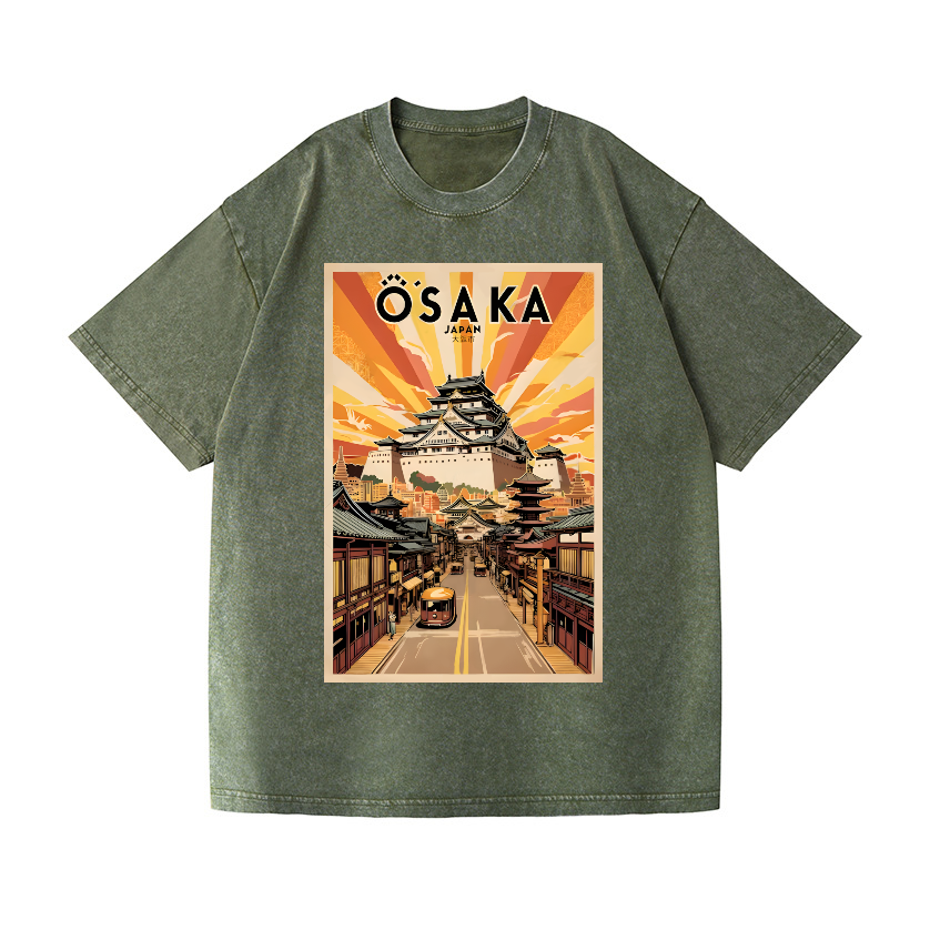 Osaka Vintage Wash Japanese Design T-Shirt