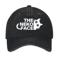 The Neko Face Vintage Cotton Cap