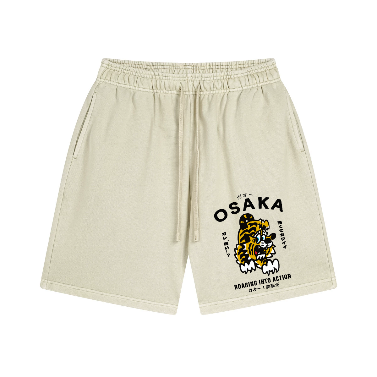 Osaka Tiger Vintage Pure Thick Cotton Shorts