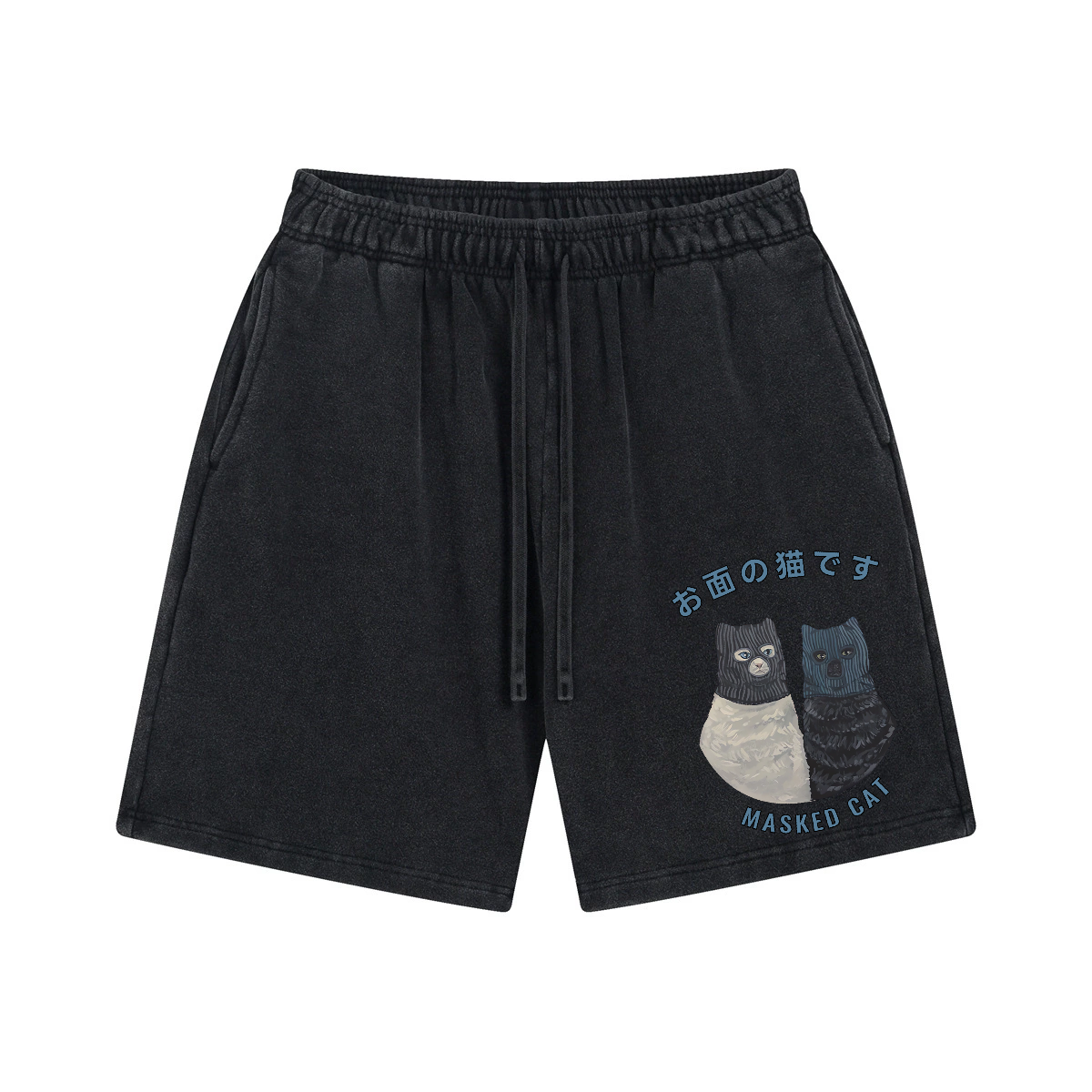 Cat Vintage Pure Thick Cotton Shorts