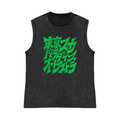 Pure Cotton Wash-Dyed Sleeveless Tank Top