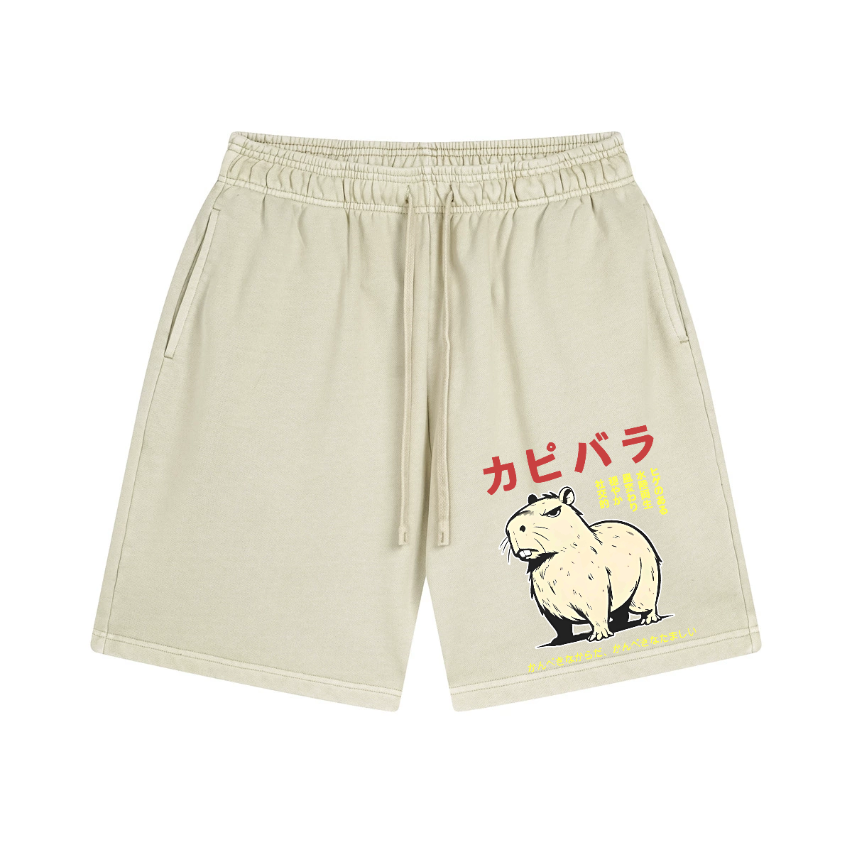 Capybara Vintage Pure Thick Cotton Shorts