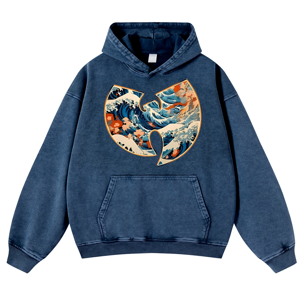 Vintage Washed Thick Cotton Hoodie