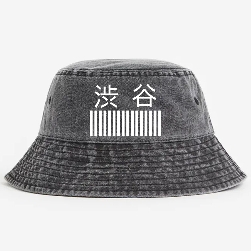 Shibuya Vintage 100% Cotton Bucket Hat