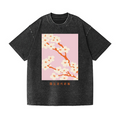 Sakura Vintage Wash Japanese Design T-Shirt