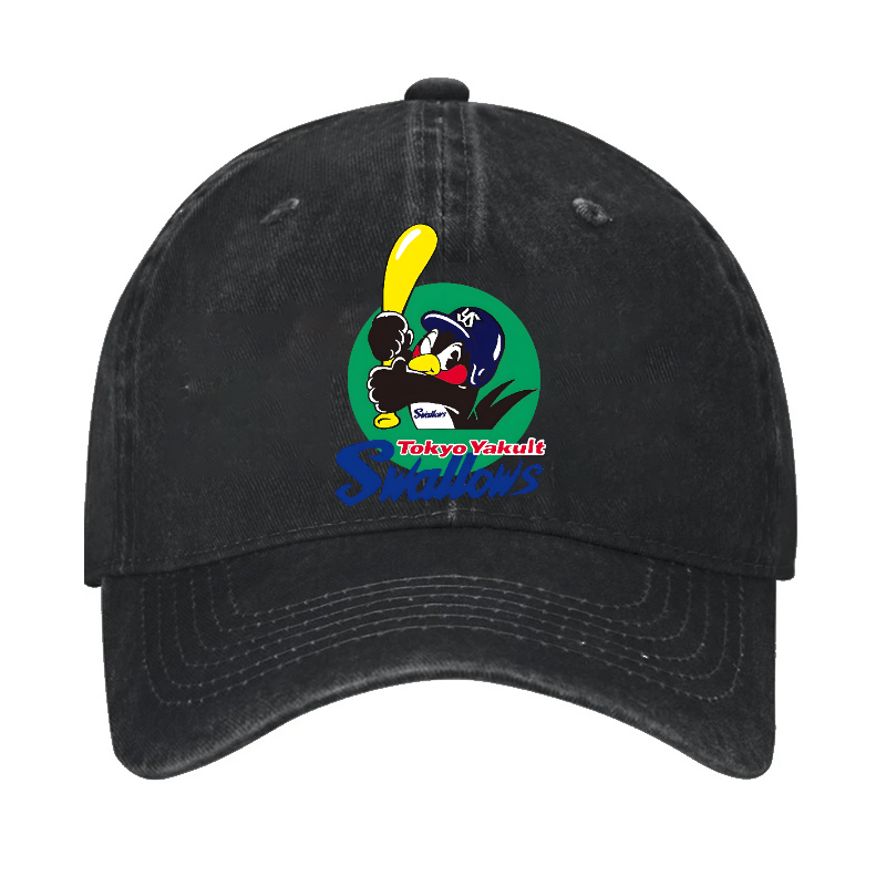 Tokyo Yakult Swallows Baseball Vintage Cotton Cap