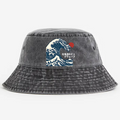 The Great Wave Off Kanagawa Vintage 100% Cotton Bucket Hat