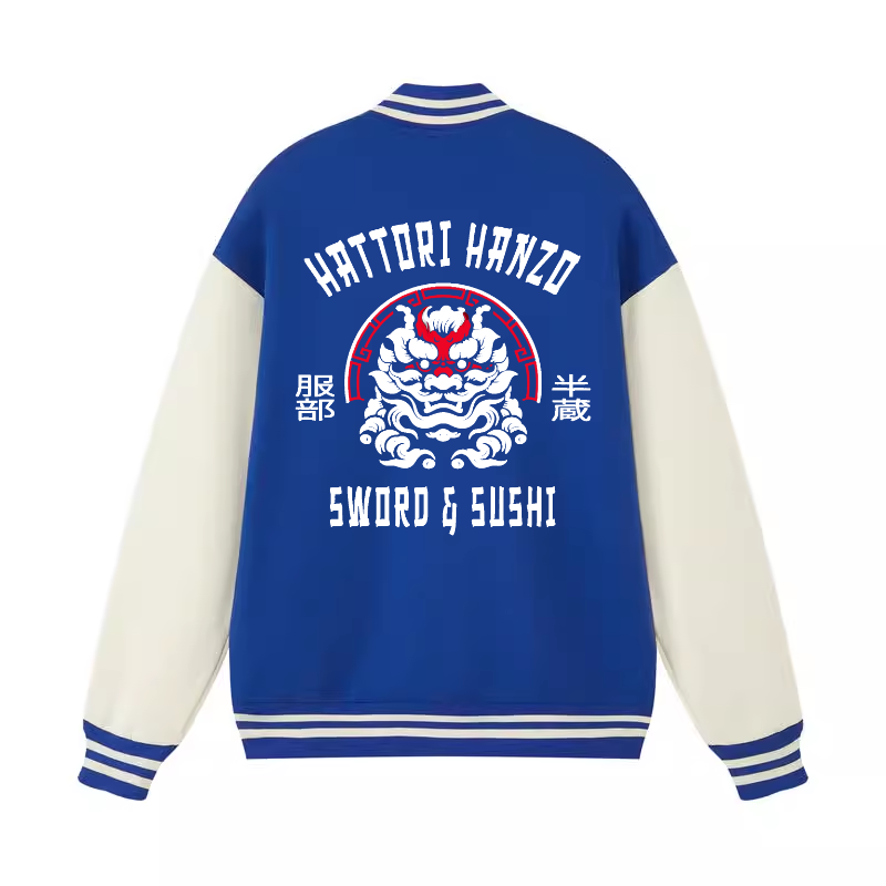 Hattori Hanzo Komainu Vintage Cotton Varsity Jacket
