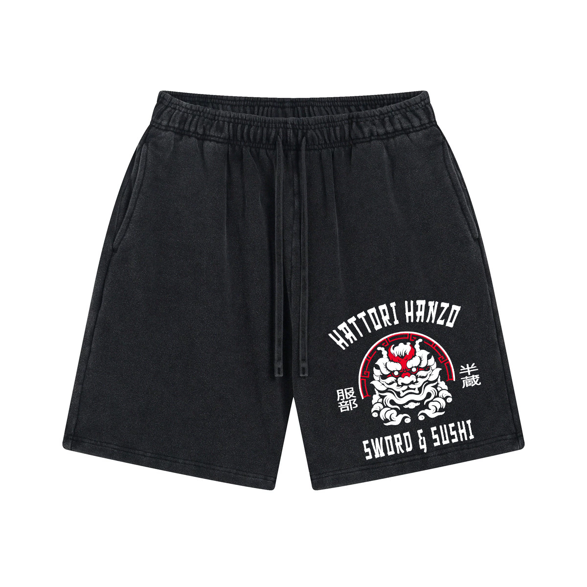Hattori Hanzo Komainu Vintage Pure Thick Cotton Shorts