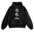 Bruce Lee Water Vintage Washed Thick Cotton Hoodie