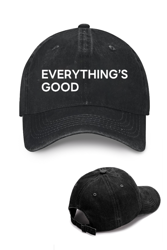 Everything's Good Vintage Cotton Cap