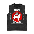 Tokyo Hachiko Pure Cotton Wash-Dyed Sleeveless Tank Top