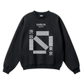 Shibuya Vintage Cotton Blend Crewneck Sweatshirt