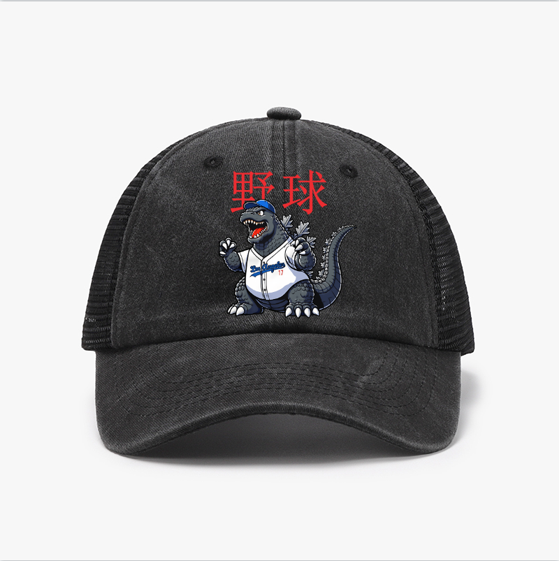 Los Angeles Dodgers Kaiju Tokyo Tiger Baseball Vintage Cotton Breathable Hat