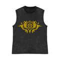 Pure Cotton Wash-Dyed Sleeveless Tank Top