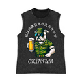 Okinawa Dog Pure Cotton Wash-Dyed Sleeveless Tank Top