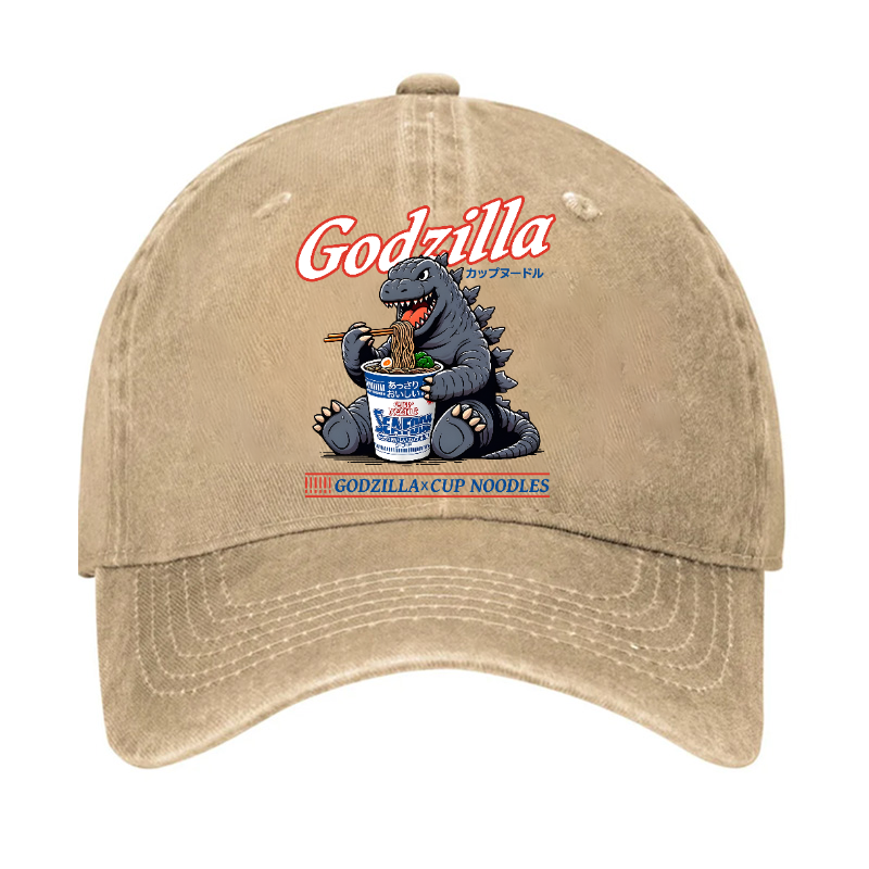Kaiju Ramen Cup Noodle Vintage Cotton Hat