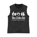 Sho Chiku Bai Pure Cotton Wash-Dyed Sleeveless Tank Top