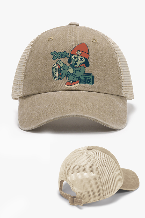 PaRappa the Rapper MF Doom Vintage Cotton Breathable Hat