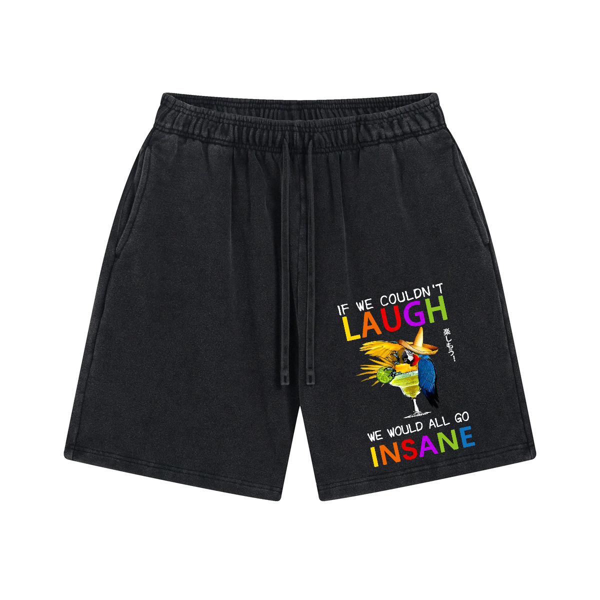 Parrot Vintage Pure Thick Cotton Shorts