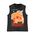 Duck Kaiju Pure Cotton Wash-Dyed Sleeveless Tank Top