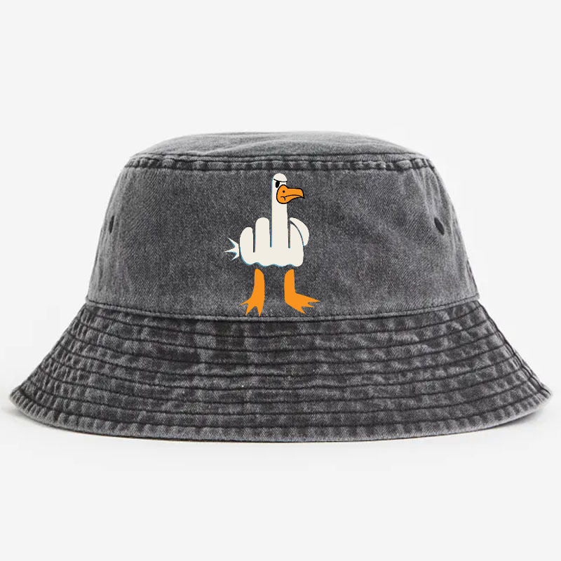 Duck Vintage 100% Cotton Bucket Hat