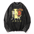 Mexico Vintage Cotton Wash Crewneck Long-Sleeve T-Shirt