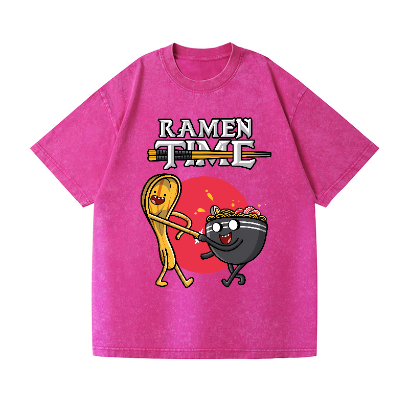 Ramen Vintage Wash Japanese Design T-Shirt
