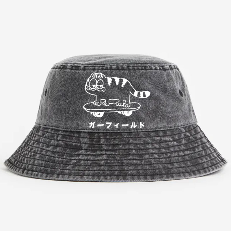 Garfield Cat Vintage 100% Cotton Bucket Hat