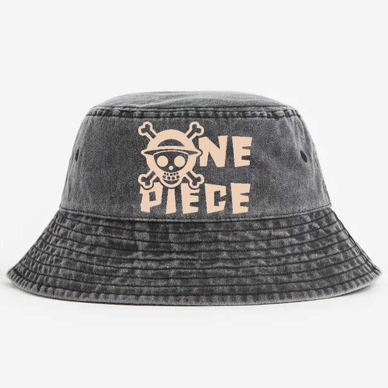 One Piece Luffy Vintage 100% Cotton Bucket Hat