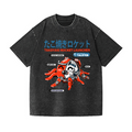 Takoyaki Octopus Vintage Wash Japanese Design T-Shirt