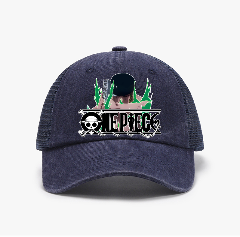 One Piece Roronoa Zoro Vintage Cotton Breathable Hat
