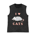 Pure Cotton Wash-Dyed Sleeveless Tank Top