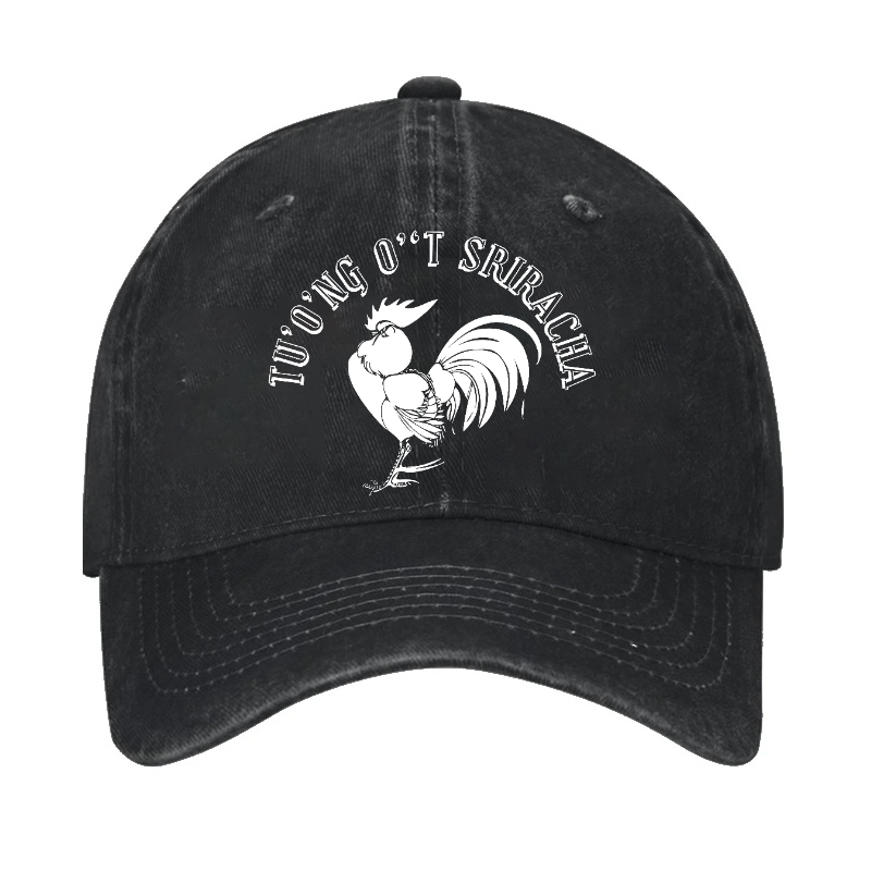 Sriracha Spicy Rooster Hot Chili Sauce Vintage Cotton Cap