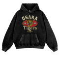 Osaka Tigers Vintage Washed Thick Cotton Hoodie