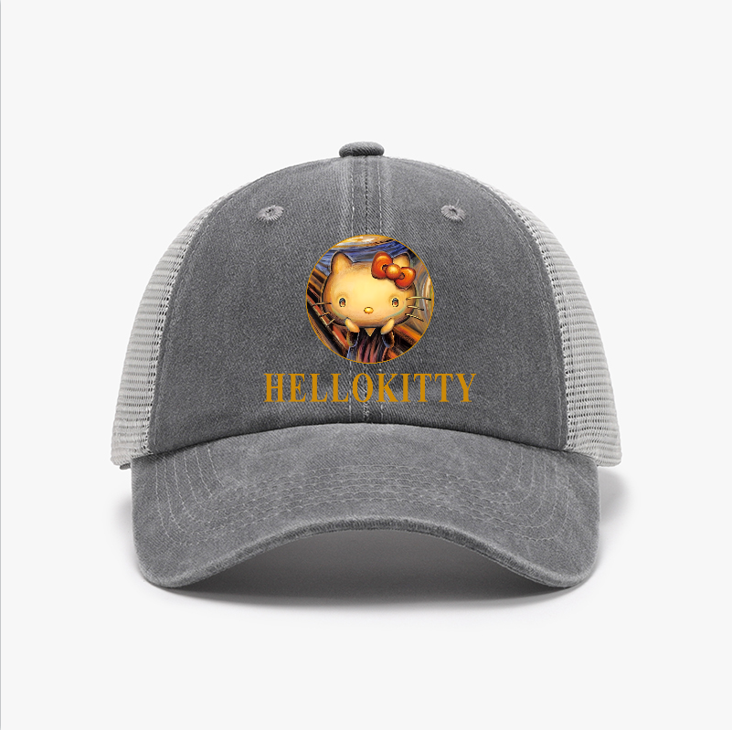 Cat Vintage Cotton Breathable Hat