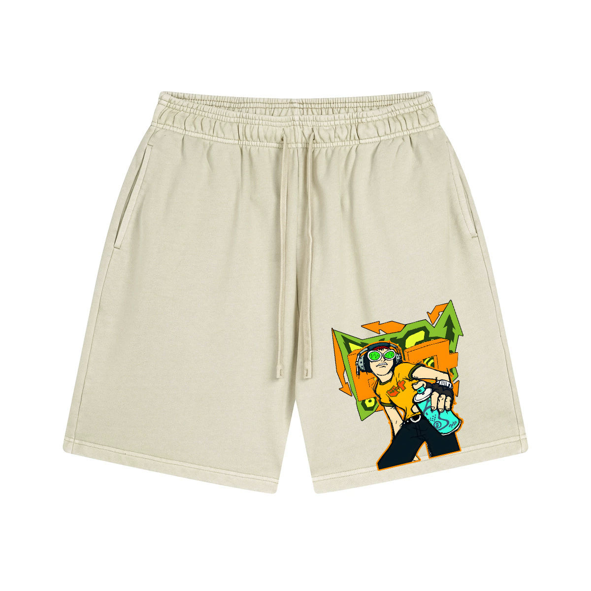 Jet Set Radio Vintage Pure Thick Cotton Shorts