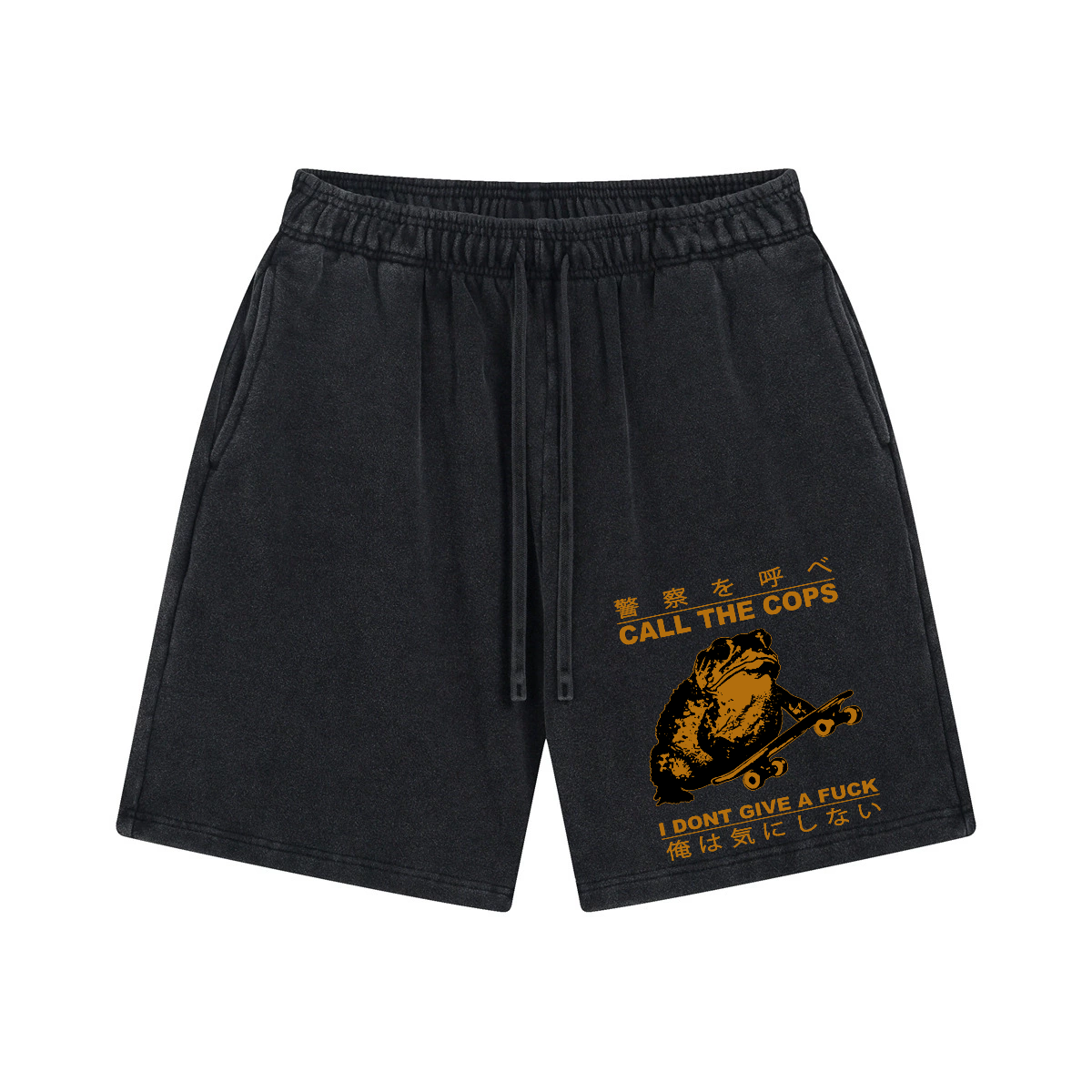 Frog Cops Vintage Pure Thick Cotton Shorts