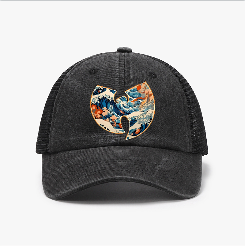 The Great Wave off Kanagawa Vintage Cotton Breathable Hat