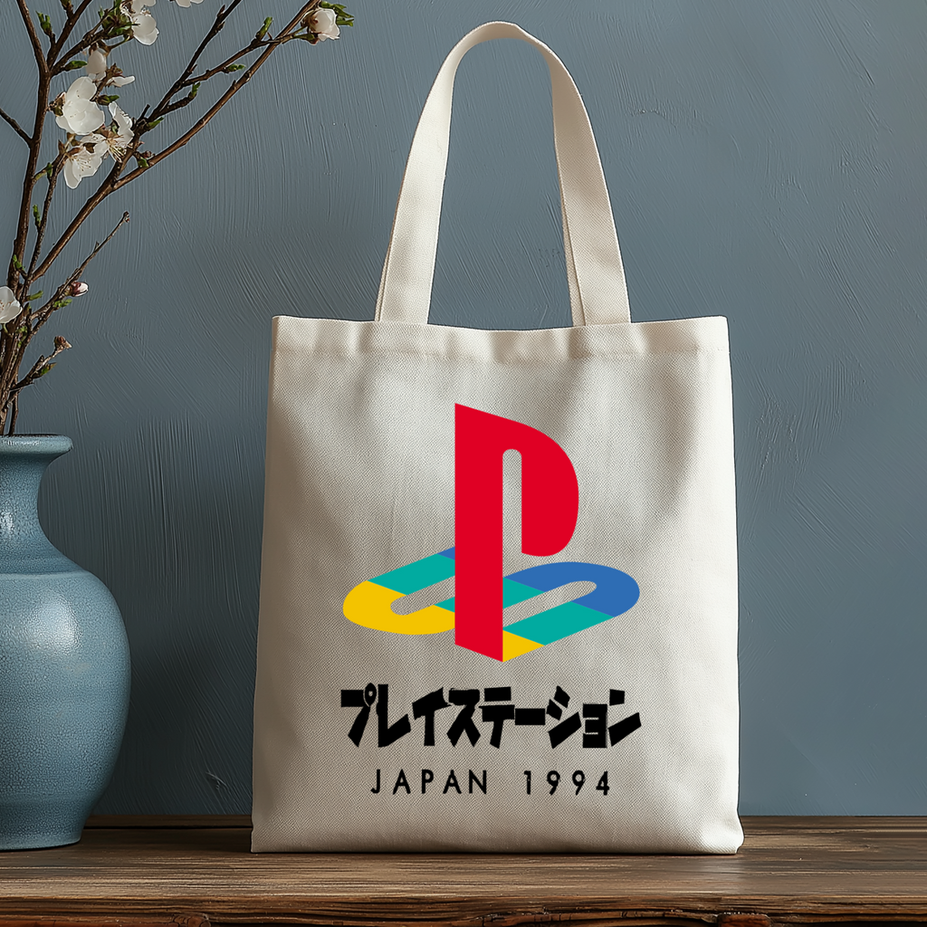Sony Japanese Style Canvas Tote Bag
